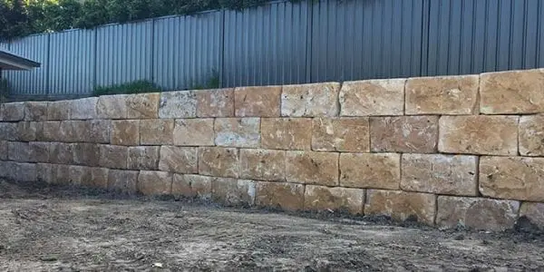 sandstone blocks